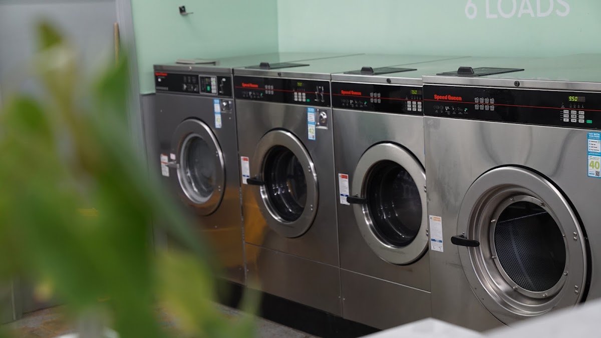 Row of large washers